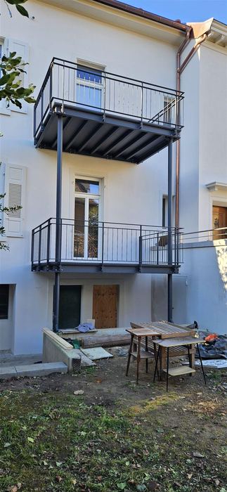 Balkongeländer an einem Altbau